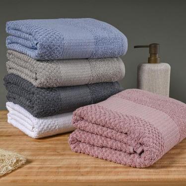 Imagem de 2 Toalha Rosto Macia 400g/m2 Grossa Absorve 50X70 Bou Czr - IDEALIZA