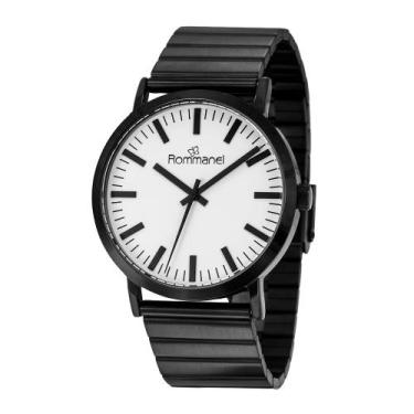 Imagem de Relógio Analógico Social Preto Rommanel 650177 Cor:Preto, Preto