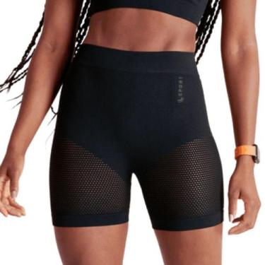 Imagem de Short Fitness Arrastão Feminino Lupo, M, Preto