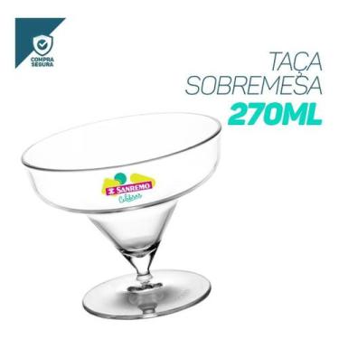 Imagem de Taça Para Sobremesa Em Ps 270ml Design Inovador - Resistente - Sanremo