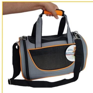 Imagem de Bolsa de Transporte Viagem Avião Aéreo Pet Cães Gatos Pawise, Neon Lar