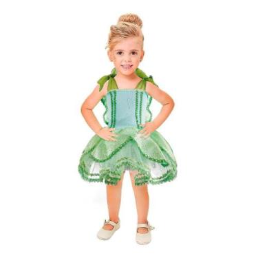 Imagem de Fantasia Fada Bebê Tinkerbell Sininho C/Asa de Luxo - Fantasias Carol 