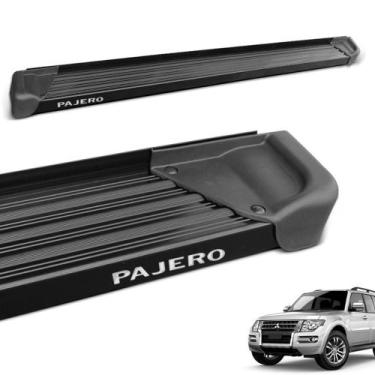 Imagem de Estribo Lateral Pajero Full 1998 a 2010 Alumínio Preto A3 Gtnox