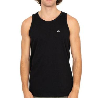 Imagem de Regata Quiksilver Embroidery SM26 Masculina Preto, GG, Preto