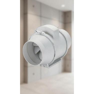 Imagem de Exaustor Axial In-line 150mm 65W 220V Branco - Congratulations Store