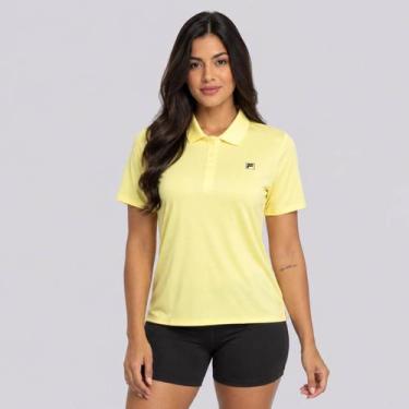 Imagem de Polo Fila F-Box Tennis Basic II Feminina Amarela, GG