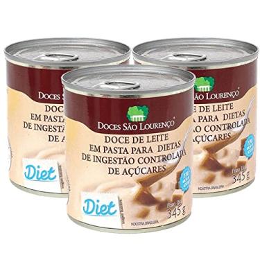 Imagem de 3x Doce de Leite Diet SÃO LOURENÇO Lata 345g