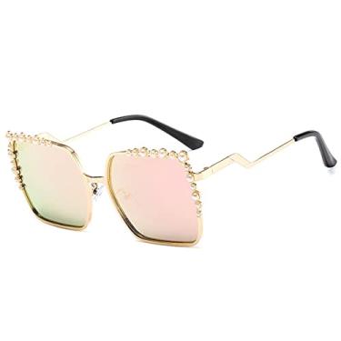 Imagem de Óculos de sol quadrado de grandes dimensões, óculos de sol de luxo feminino, óculos de sol femininos, designer de moda, grande quadrado, ouro prata rosa, outros