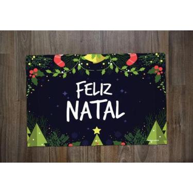 Imagem de Jogo Americano Neoprene Decorativo Natal Boas Festas Final Do Ano - De