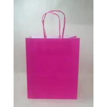 Imagem de Sacola de Papel Kraft 21,5cm - Cores - 10 Unidades