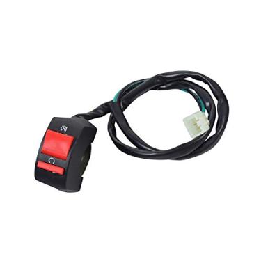 Imagem de AlveyTech Interruptor liga/desliga (interruptor Kill) com fios para Monster Moto/Mega Moto Classic 105cc, MM-B80 80cc, Motovox MBX10 e Motovox MBX11 Mini Bikes