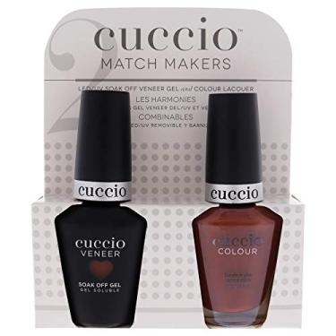 Imagem de Cuccio Matchmaker – Esmalte em gel esmaltado e verniz – Estado natural – Para manicure e pedicures, cobertura total – Longa duração, alto brilho – Livre de crueldade, formaldeído e tolueno – 12 g