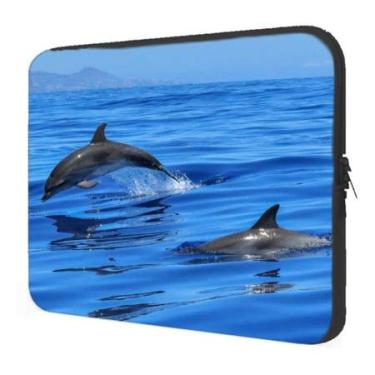 Imagem de Case Notebook Coleção 7 Mares Golfinho - Serve em tamanho de até 15.6