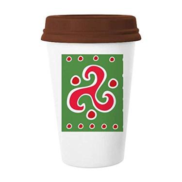 Imagem de Totems Spiral Dart Mexico Civilization Caneca de café Copo de cerâmica Copo de cerâmica