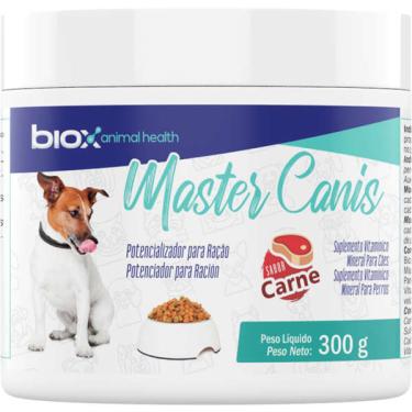 Imagem de Suplemento Vitamínico Mineral Potencializador de Ração Biox Master Canis para Cães - 300 g