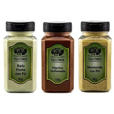 Imagem de Raiz Forte em Pó, Páprica Defumada, Mostarda em Pó