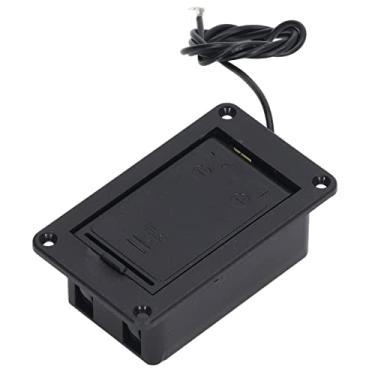 Imagem de Caixa de Bateria de Guitarra Com Isolamento Resistente Ao Desgaste Tampa do Compartimento de Bateria de Guitarra 9V para Baixo