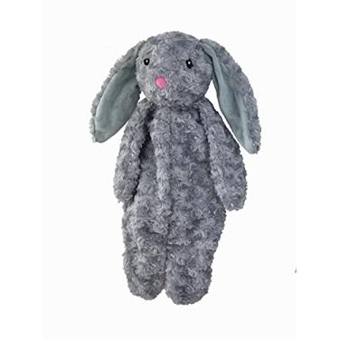 Imagem de Petlou Brinquedo de Cachorro de Pelúcia Coelho Floopy de 48 cm para Cães Médios e Grandes (Cinza)