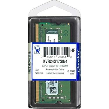 Imagem de Memória para Notebook DDR4 8GB 2400MHz Kingston Value CL17 KVR24S17S8/8