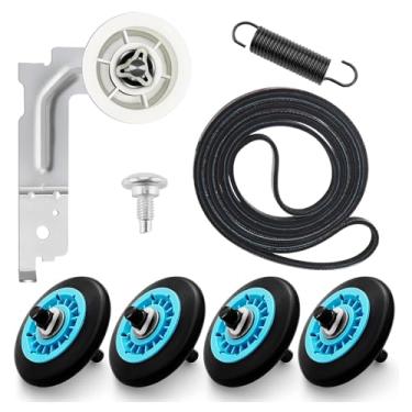 Imagem de O kit de reparo da secadora inclui DC97-16782A DC93-00634A polia intermediária 6602-001655 Correia adequada para secadora Samsung substituir AP5325135 AP4373659 PS4221885 PS4133825 AP6038887
