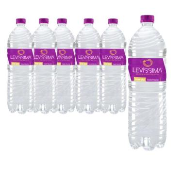 Imagem de Água Mineral Com gás Levíssima 1,5Litros Fardo 6unidades