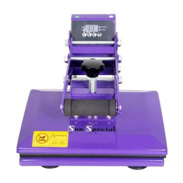 Imagem de Prensa Térmica Plana Roxa SS-ZH-2122 220v - Sun Special