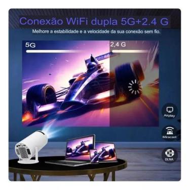 Imagem de Projetor Portátil Hy300 4k Android Full Hd Smart Wifi Cinema - TOP