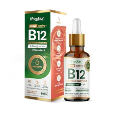 Imagem de Nano Active B12 | Suplemento Líquido com Metilcobalamina e Vitamina E | Absorção 10x mais eficiente
