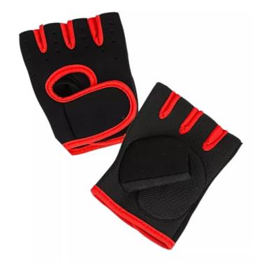 Imagem de Luva Par Proteção Fitness Academia Musculação Treino fit Halteres Polegar Munhequeira Reforçada Protetor Ortopédico antiderrapante, respiravel premium (cores variadas) PREMIUM