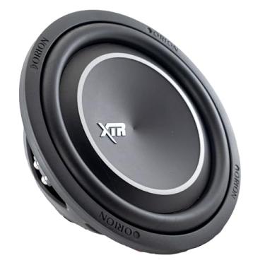 Imagem de ORION Subwoofer automotivo XTR Series XTR10SWD4 de montagem rasa de 10 polegadas, potência máxima de 1600 W, 400 W RMS, duplo 4 Ohm, cone revestido com UV, NBR Surround – Subwoofer compacto e fino