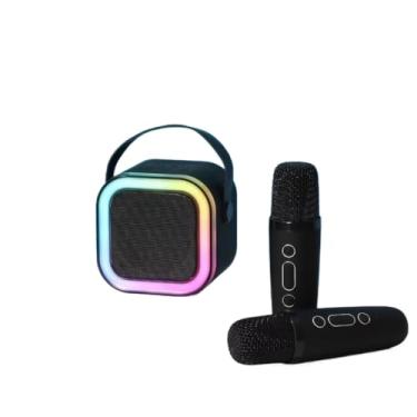 Imagem de Microfone de Mão Sem Fio - Tecnologia Bluetooth, Som Estéreo para Karaokê e Entretenimento (preto)