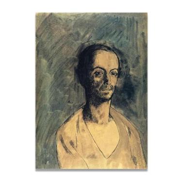 Imagem de Gazing Diego Rivera Murals - Arte de realismo socialista mexicano, muralista do século 1135, coleção clássica do museu de Nova York para decoração de casa 60 x 84 cm