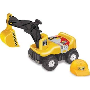 Imagem de Escavadeira Max Super Com Capacete Giant Tilin Brinquedos