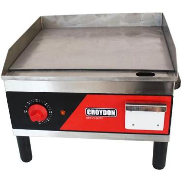 Imagem de Chapa elétrica 45 x 40cm Profissional elétrica 2800W Croydon 220v