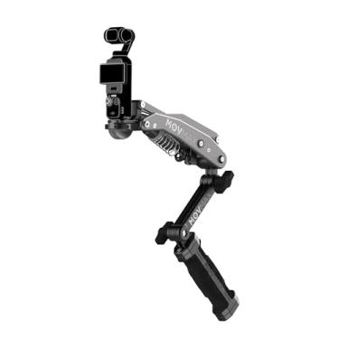 Imagem de Kit portátil de braço de lâmina MOVMAX para câmeras de ação DJI Pocket 3, Insta 360 e GoPro Hero 12, estabilizador portátil/tecnologia de braço N2/parafuso de travamento universal