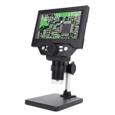 Imagem de ASHATA Microscópio de Moeda Digital 1000X, Lupa de Moedas Com 8 Luzes LED, Linear de 1080p HD Transferência de Imagem Em Tempo Real Com PC para Reparo Eletrônico, Moedas de Erro