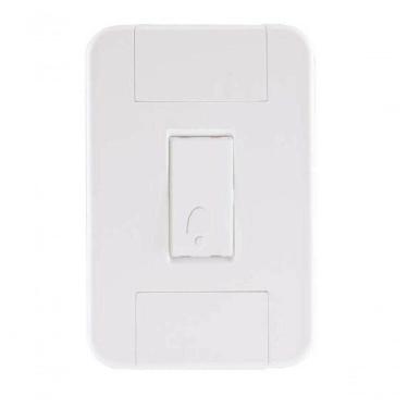 Imagem de Conjunto 4x2 1 Pulsador Campainha 10 A 250 V Tramontina Branco