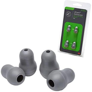Imagem de Kit de Olivas para Estetoscopios Littmann 3M - 40002 Cinza