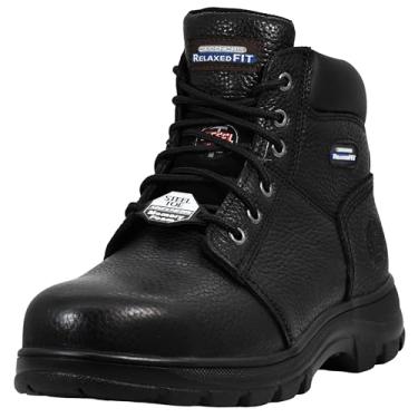 Imagem de Bota feminina Skechers for Work Workshire Peril Steel Toe, Preto, 11 Wide