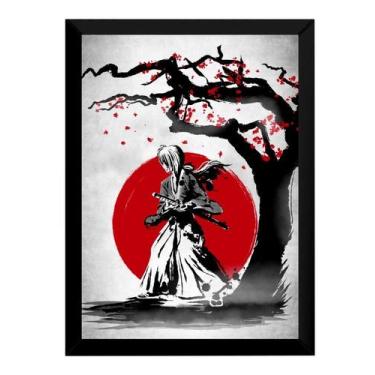 Imagem de Quadro Anime Rurouni Kenshin Arte Samurai X