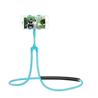 Imagem de Suporte Flexível para Celular Colar Lazy Hanging Bracket de Pescoço 360 Graus Assistir TV Jogos Vídeos Leitura Selfie Compatível com Celulares Casa Escritório Viagem