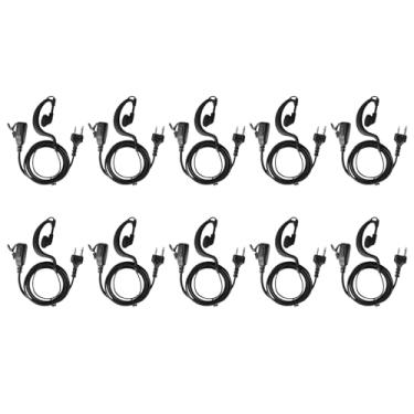 Imagem de Fone de ouvido Walkie Talkie para Midland, fone de ouvido de segurança em forma de G com Ptt/Mic compatível com rádio bidirecional Midland GXT/LXT/XT Series e GXT1000VP4 LXT500VP3 GXT1050VP4 (pacote