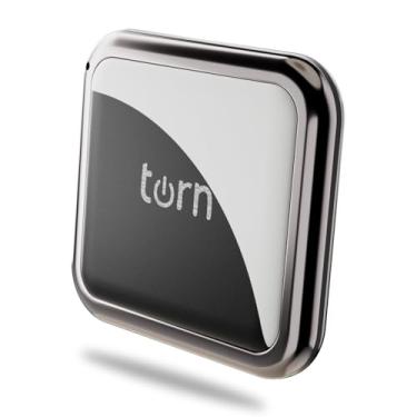 Imagem de Localizador de itens rastreador funciona para Apple Find My (apenas iOS) app Apple air tag GPS Tracker Tag para cães, gatos, bagagem, chaves, mochila, bolsa, etc. (preto branco)