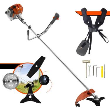 Imagem de Aparador de Grama Completo Tekna RL430ACNTK À Gasolina 2 Tempos 43cc 9.000rpm 1,7HP de Potência Com Kit 3 Lâminas de Corte e Cabeçote de Nylon