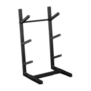 Imagem de KiBcsLic Suporte para Skate, Prateleira de Metal para Exibição, Suporte Duplo para Longboard, Expositor para Snowboard para Loja