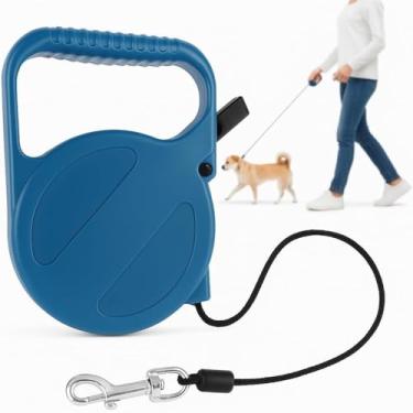 Imagem de Guia Retrátil Para Cães Raça Pequena 3M Até 15 Kg,Guias Retráteis para Cães, Guias Simples, Cordas e correntes para Cães