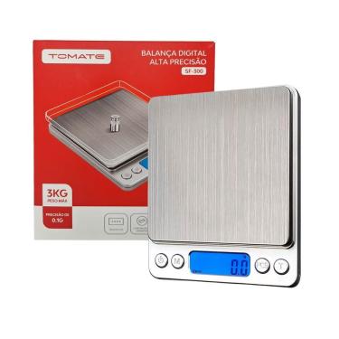 Imagem de Balança De Precisão Digital Tela Lcd Suporta 3kg Conversor