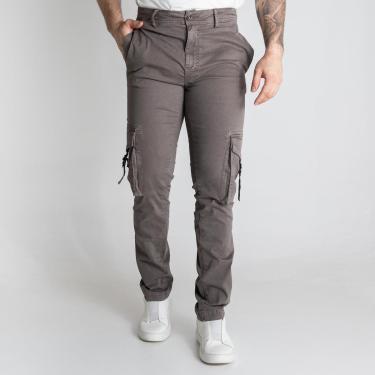 Imagem de Calça Jeans Cargo Ellus Slim Khaki-Masculino