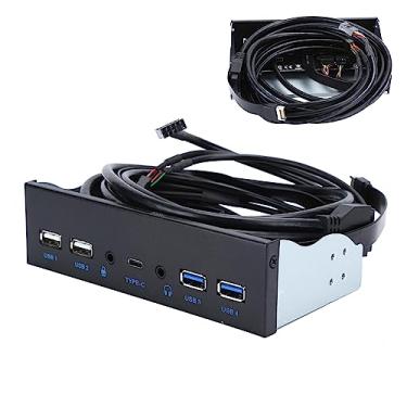 Imagem de Generic USB 3.0 + 2 Portas USB 2.0 Interface de áudio de Alta Definição - Interface de áudio de Computador Durável para WINXP/WIN7/8/10 - Ferro 1 X de para Entusiastas de DIY