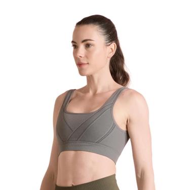 Imagem de Top Lupo Sports Max II Sem Costura Alta Sustentação Fitness Cor:;Tamanho:GG;Gênero:Feminino-Feminino